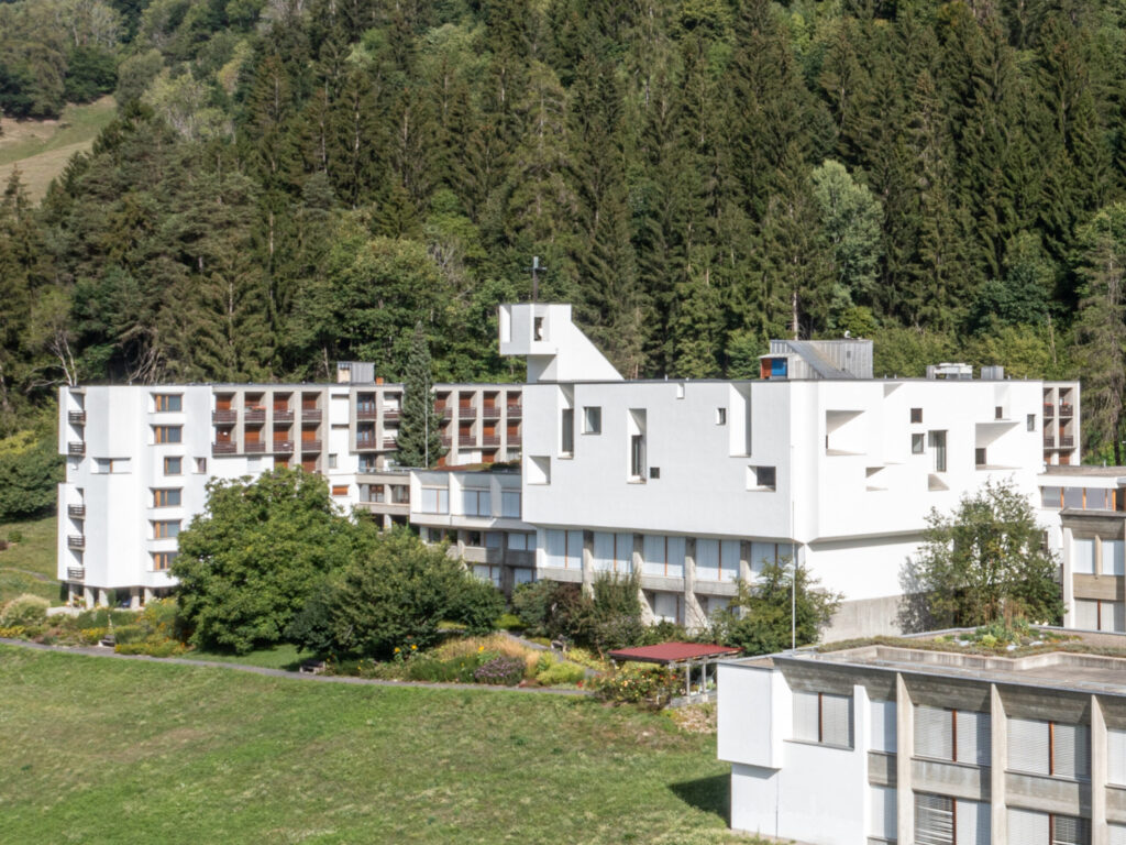 Kloster Ilanz-Ansicht von oben