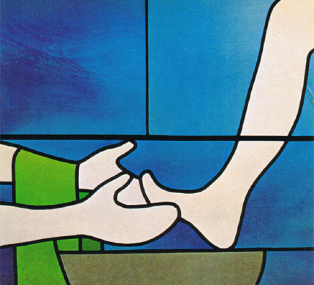 Kloster Ilanz Kirche Fenster Fusswaschung