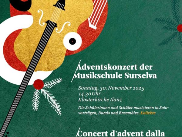 Adventskonzert 2025 Musikschule Surselva im Kloster Ilanz