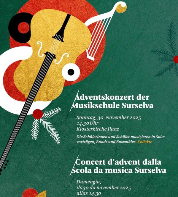 Adventskonzert 2025 Musikschule Surselva im Kloster Ilanz