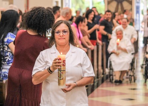 Einzug von Sr. Elizângela_Konvent Brasilien Kloster Ilanz