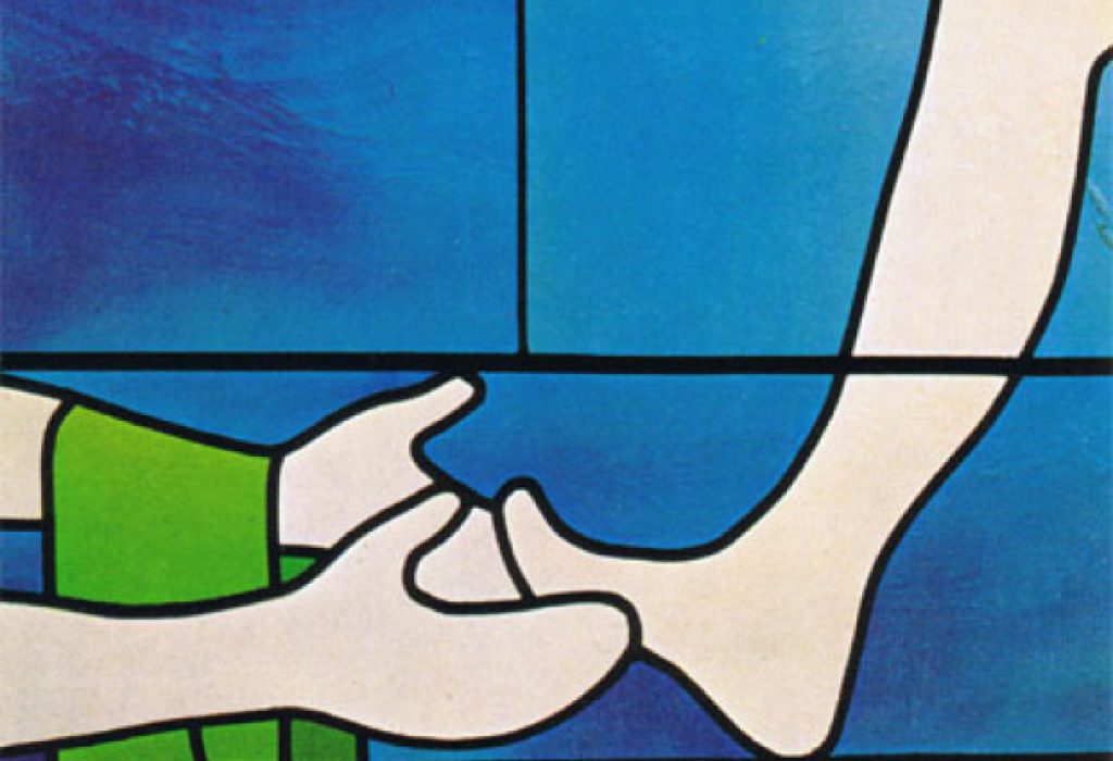 Kloster Ilanz Kirche Fenster Fusswaschung