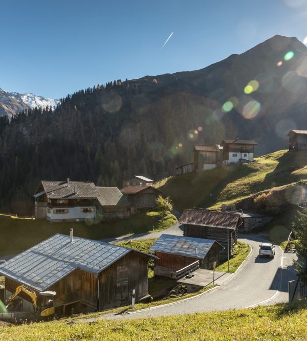 Herbstfoto Berge Sonne