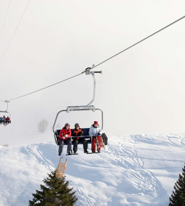 Kloster Ilanz Winter Ski Sport