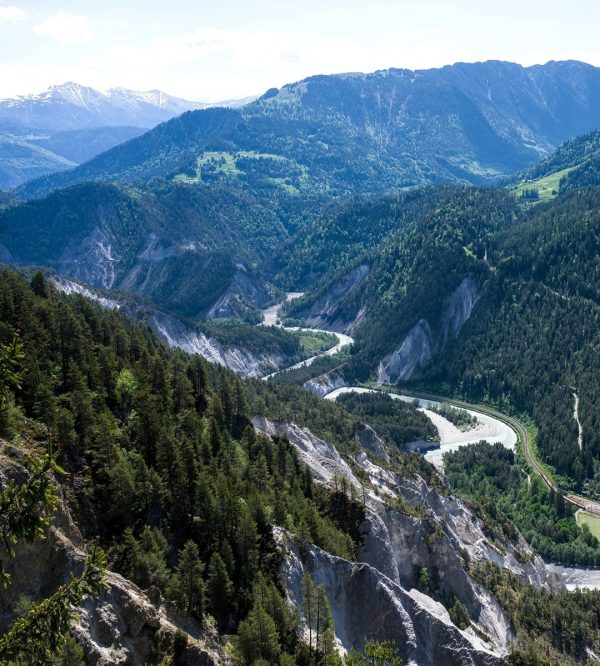 Rheinschlucht Kloster Ilanz_Foto von Jean-Paul Wettstein_