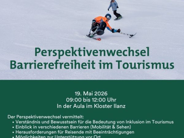 Sensibilisierungsevent Barrierefreheit Ilanz Kloster Ilanz 19_05_2026