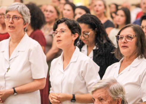 Sr. Annemarie mit Sr. Fernanda und Sr. Elizângela_Konvent Brasilien Kloster Ilanz