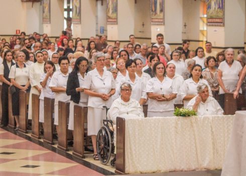 Unsere Schwestern in den ersten Baenken_Konvent Brasilien Kloster Ilanz