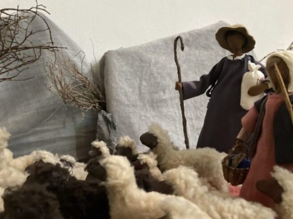 Weihnachten feiern Kloster Ilanz Programm Krippe Hirten Schafe